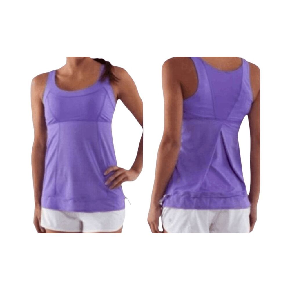 LULULEMON ATHLETICA Run Ta Ta Topper Tank Size 8